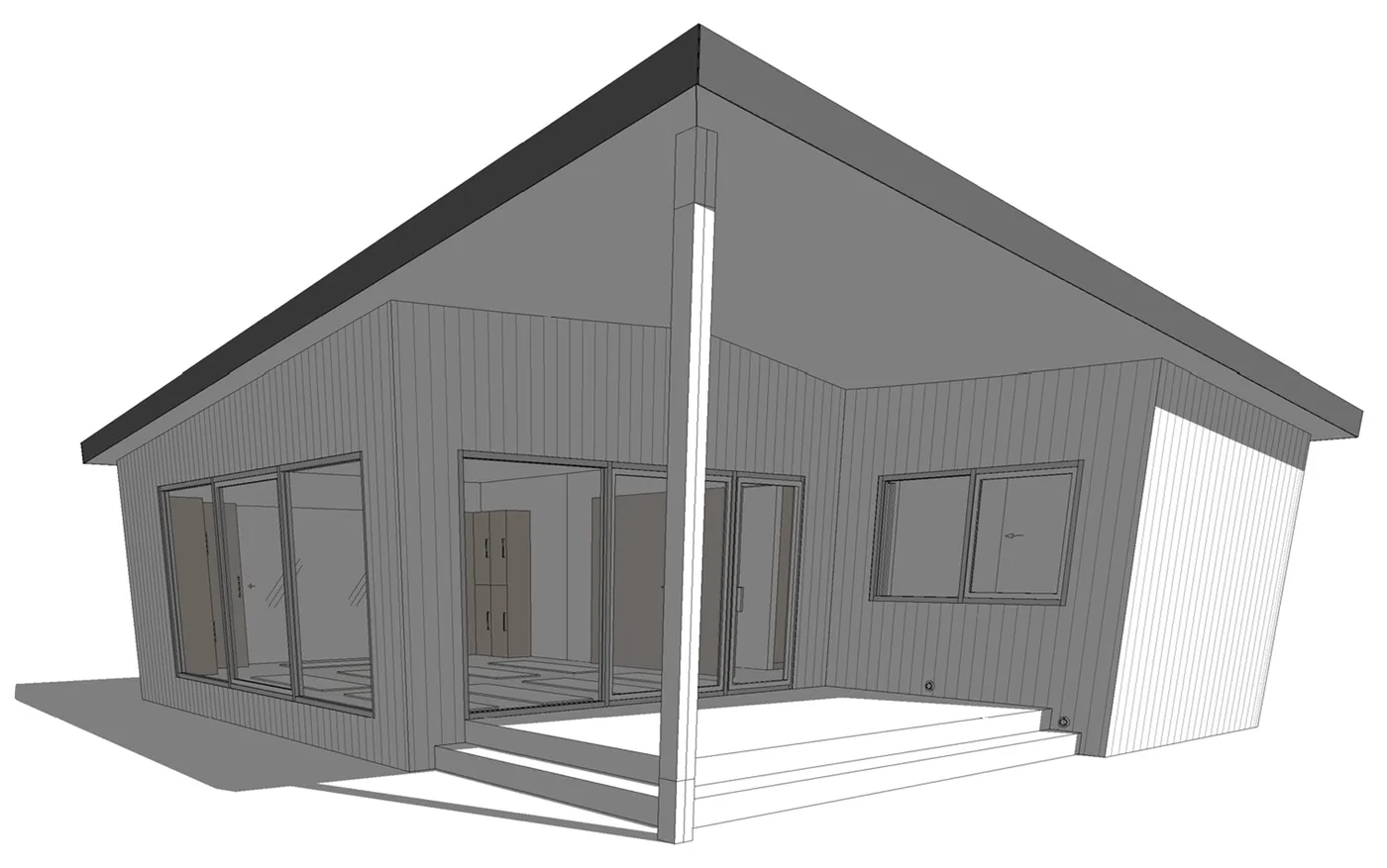 The Barbara granny flat — studio, gym or yoga room with a bedroom
