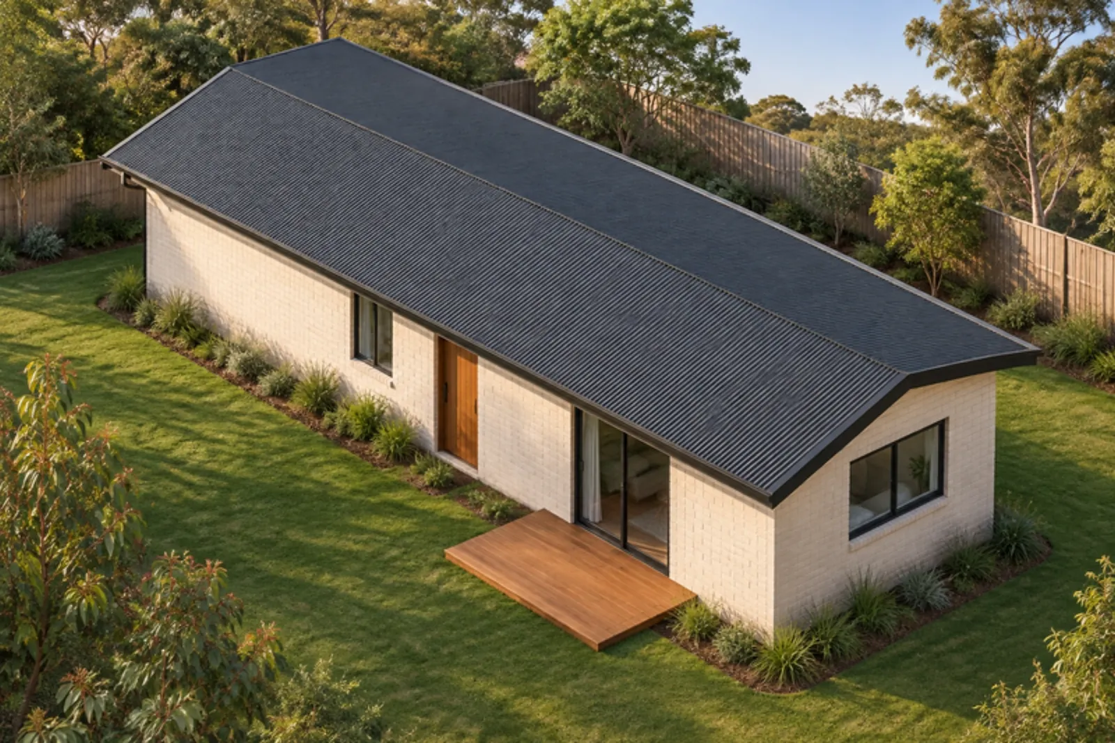 The Beryl granny flat — Brick facade treatment