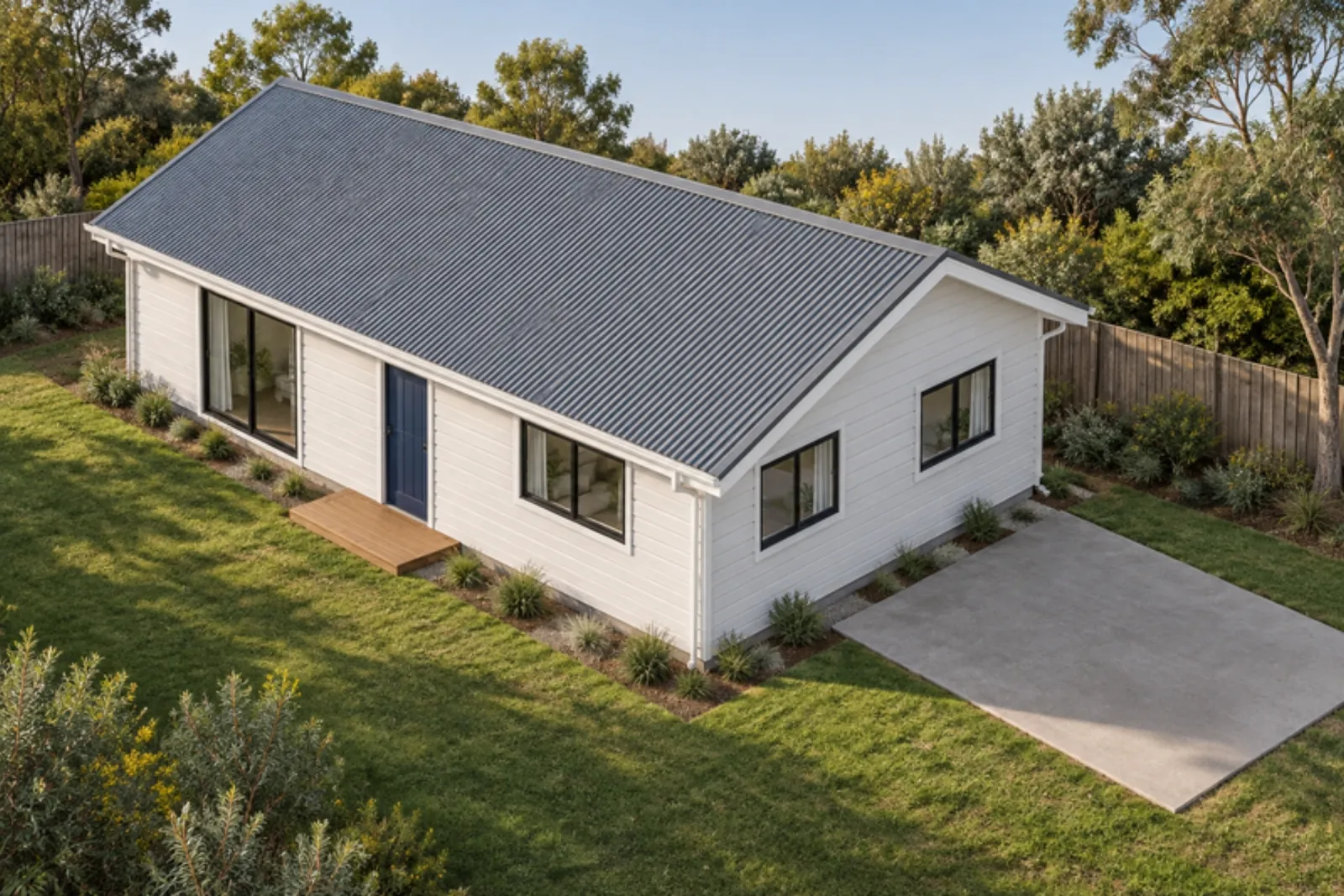 The Dot granny flat — Hamptons facade treatment