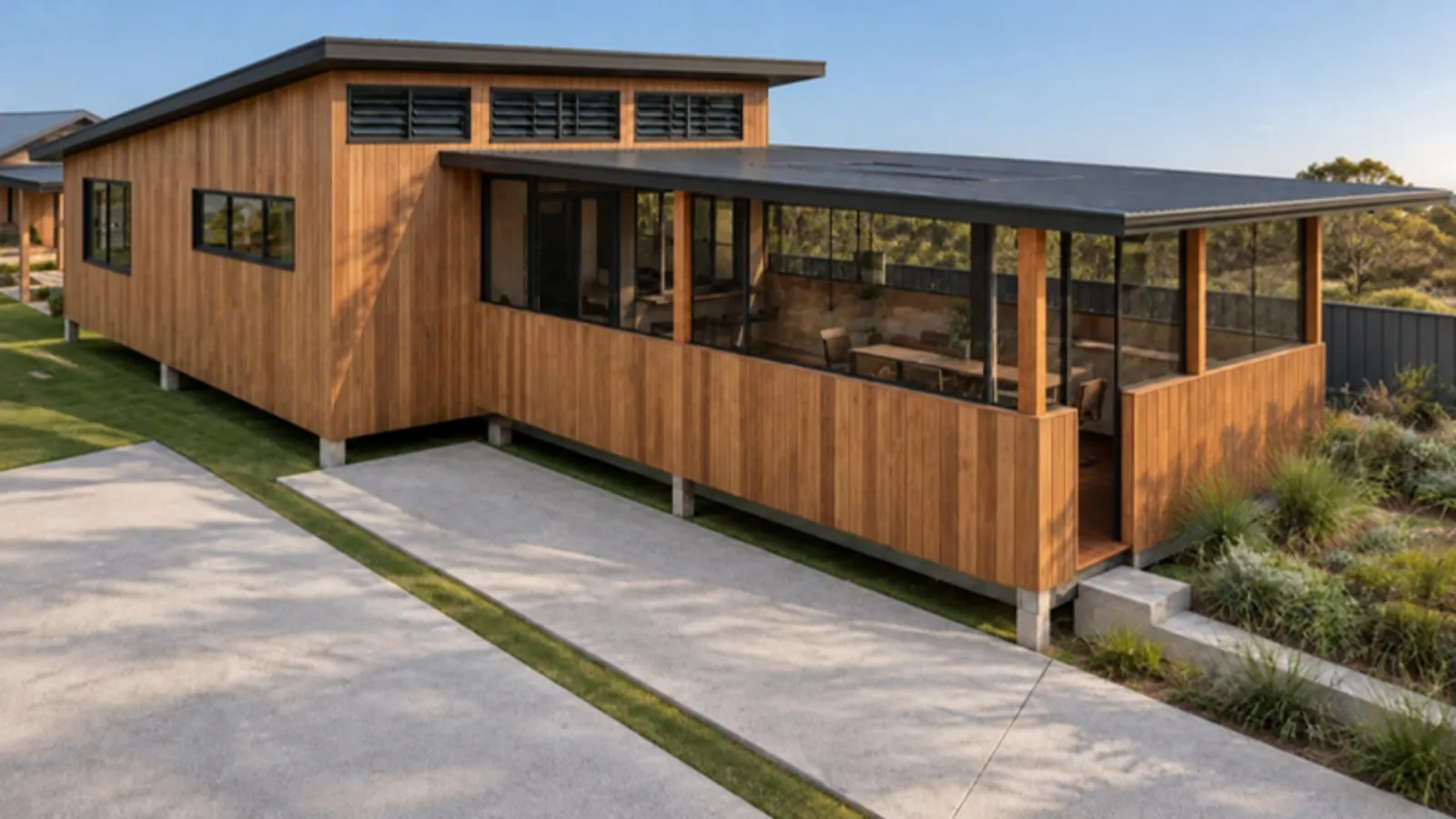 The Hazel granny flat — Timber facade treatment