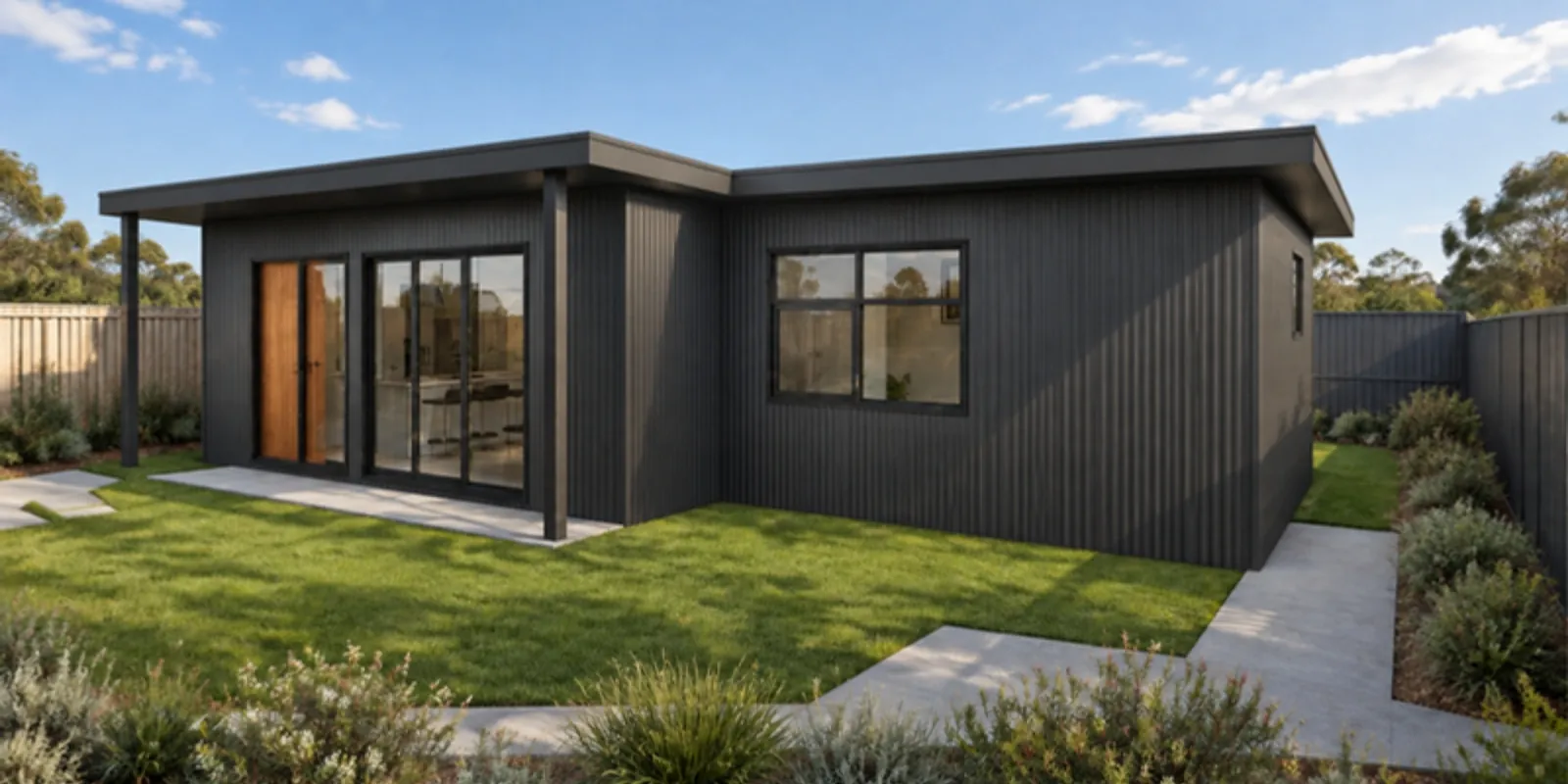 The Joyce granny flat — Monument facade treatment