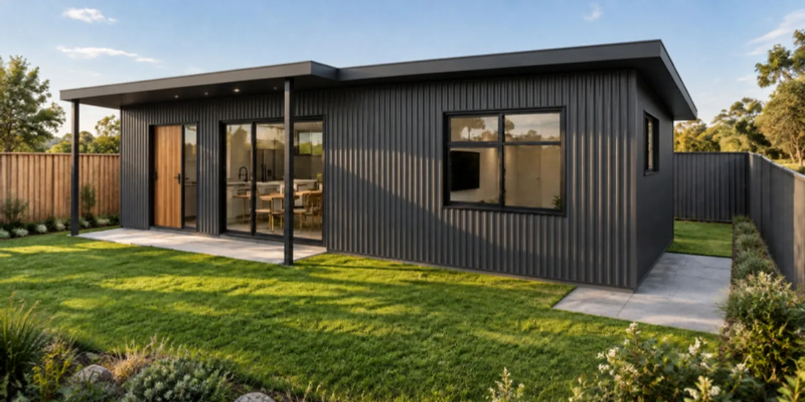 The Maude granny flat — Monument facade treatment