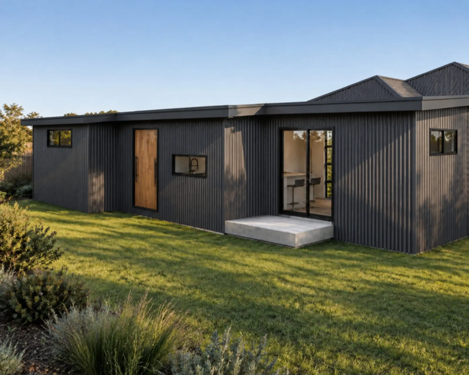The Nancy granny flat — Monument facade treatment