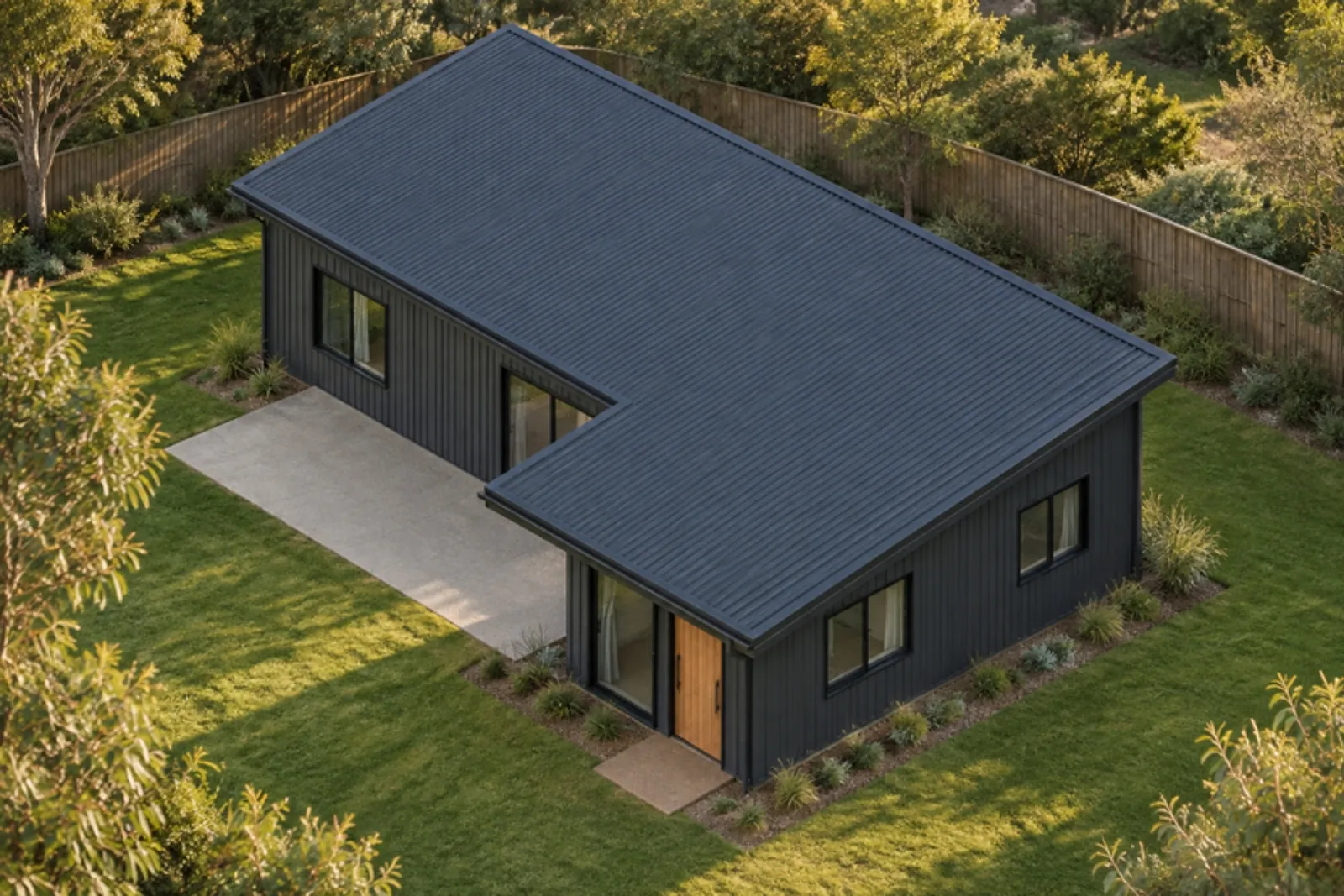 The Norma granny flat — Monument facade treatment