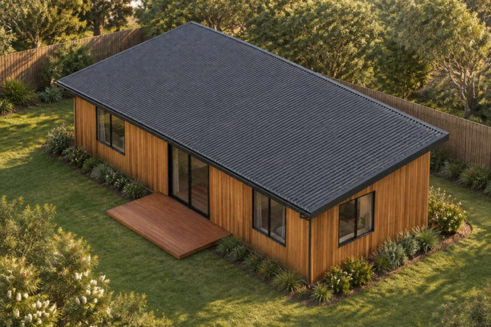 The Shirley granny flat — Timber facade treatment