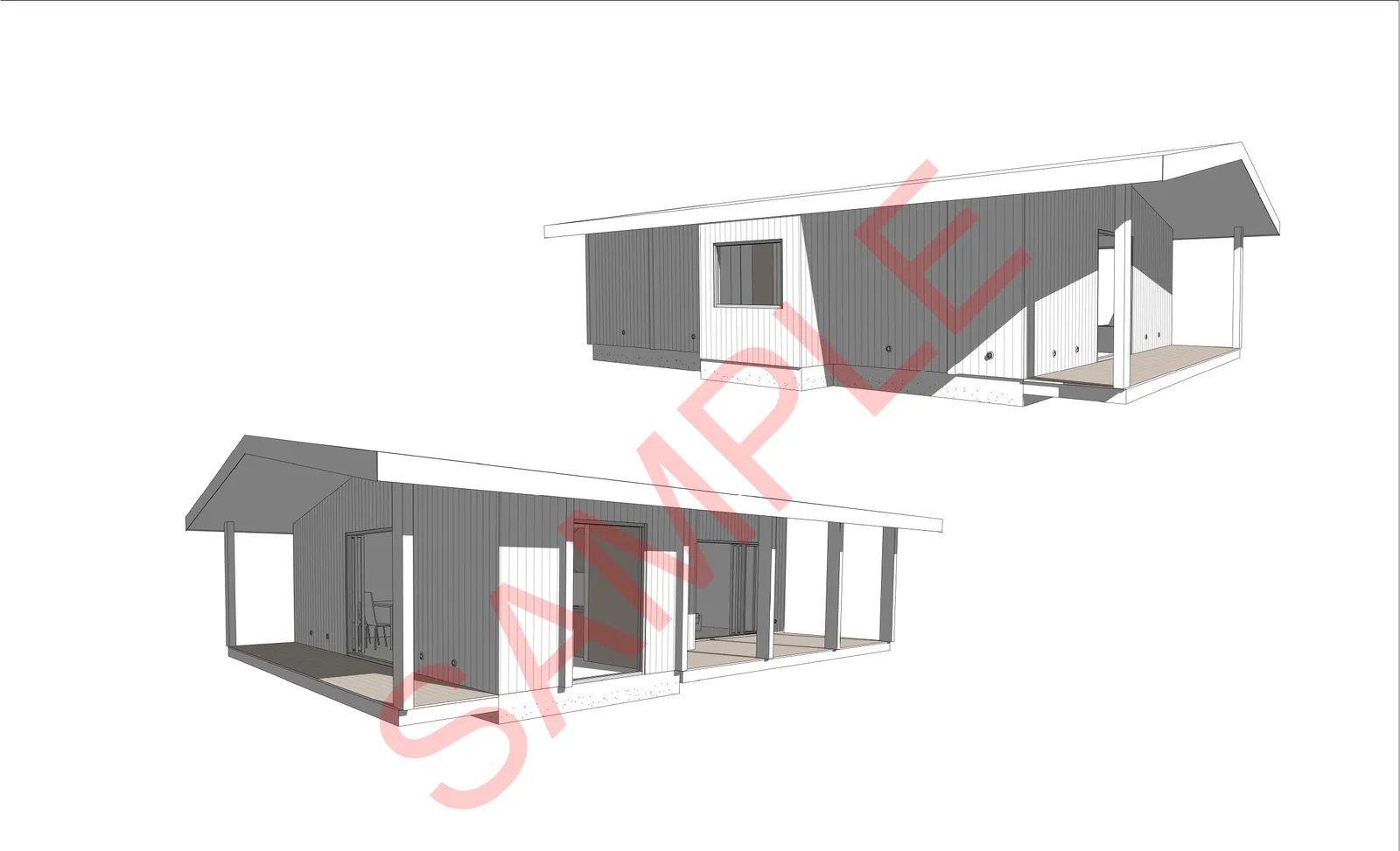 The Karen granny flat — a one-bed with a 22 m² main suite